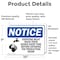 Signmission Safety Culture Sign, 10 in Width, Vinyl Decal, Rectangle OS-2PACK-NS-D-710-L-12198 - alternate 2